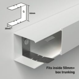 D-Line Safe-D50 U Clip Fire Rated Steel Cable Clips 50mm 50 Pack