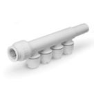 JG Speedfit PEM582215CWP Plastic Push-Fit Reducing 4 Port Plumbing Manifold 22mm x 15mm