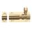 Smith & Locke Barrel Door Bolt Polished Brass 63mm