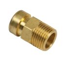 Tectite Sprint  Brass Push-Fit Adapting Male Coupler 15mm x 1/2"