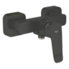 Grohe Dice Exposed Single Outlet Manual Matt Black Single Lever Shower Mixer