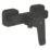 Grohe Dice Exposed Single Outlet Manual Matt Black Single Lever Shower Mixer