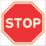 "Stop" Sign 450mm x 450mm