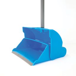 Hillbrush Lobby Dustpan & Soft Angle Brush Set Blue