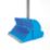 Hillbrush Lobby Dustpan & Soft Angle Brush Set Blue