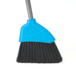 Hillbrush Lobby Dustpan & Soft Angle Brush Set Blue