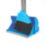 Hillbrush Lobby Dustpan & Soft Angle Brush Set Blue