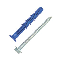 Rawlplug R-FF1A4 TX Frame Fixings with Hex Head Screws 10mm x 80mm 50 Pack