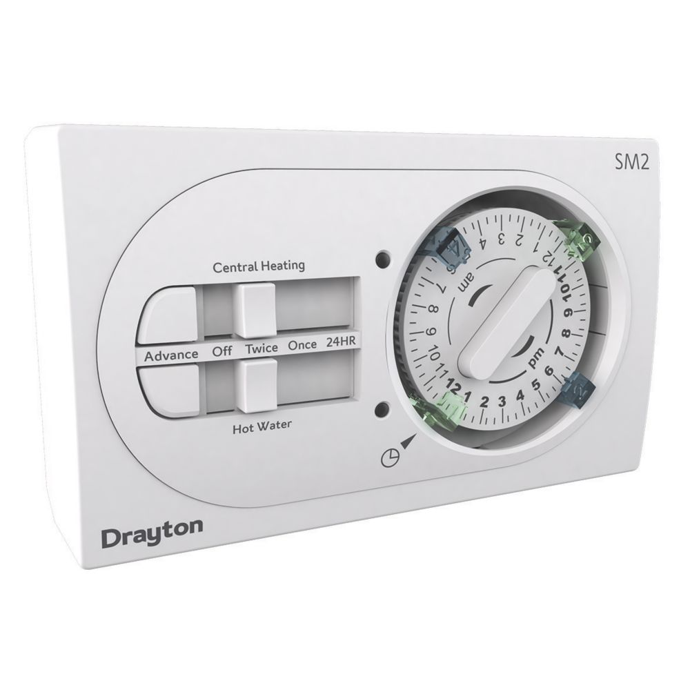 Drayton SM2 2-Channel Digital Programmer - Screwfix