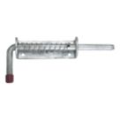 Smith & Locke Spring-Loaded Animal Bolt Zinc-Plated 230mm