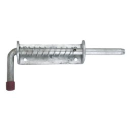 Smith & Locke Spring-Loaded Animal Bolt Zinc-Plated 230mm