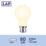 LAP  B22 A60 LED Light Bulb Milky 806lm 4.9W 4 Pack