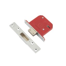 ERA Fire Rated  5 Lever Chrome Mortice Deadlock 76mm Case - 56mm Backset