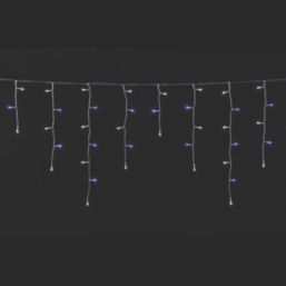 1080 LED Indoor & Outdoor Blue & White Icicle Christmas Lights