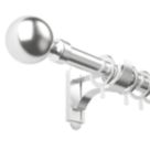 Rothley Silver Steel Curtain Rings 28mm 10 Pack