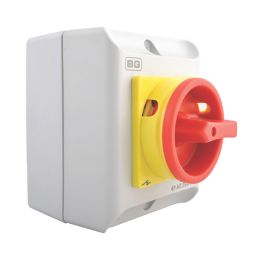 British General CPRSD425 25A 4-Pole Rotary Isolator Switch NO