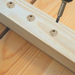 TimbaScrew  TX Wafer Thread Cutting Timber Screws 6.7mm x 150mm 50 Pack