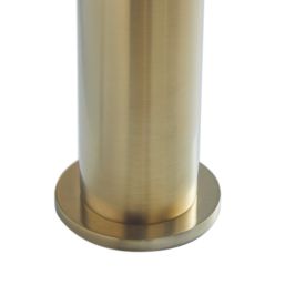 Highlife Bathrooms Rona Brushed Brass 120mm Deck Mounted Lever 2 Tap Holes Bath Mixer Tap