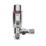 Drayton TRV4 15mm x 1/2" Chrome Angled & L/S Designer Thermostatic Radiator Valve & Lockshield