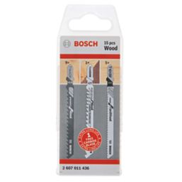 Bosch  2.607.011.436 Wood Jigsaw Blade Set 15 Pieces
