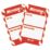 Scafftag  Microtag Inserts (Red) 20 Pack