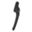 Smith & Locke Left & Right-Handed  Espagnolette Window Handle Matt Black
