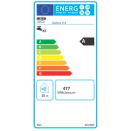 Mira Galena Slate 9.8kW  Manual Electric Shower