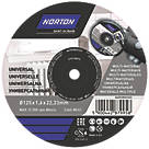 Norton  Multi-Material Cutting Disc 5" (125mm) x 1.6mm x 22.23mm 5 Pack