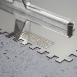 Faithfull  6mm Notched Tile Adhesive Trowel 11" x 4.5"