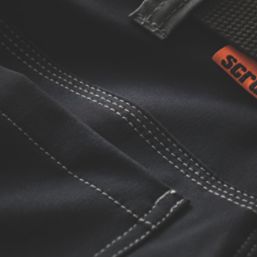 Scruffs Trade Flex Holster Work Shorts Black 36" W