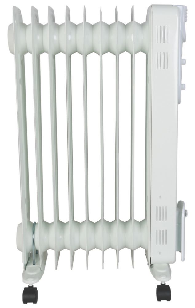 CYBL20-9 Freestanding 9-Fin Oil-Filled Radiator 2000W - Screwfix
