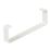 Manrose Rectangular Flat Channel Clips White 204mm 2 Pack