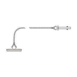 Flomasta Plug & Chain 16"