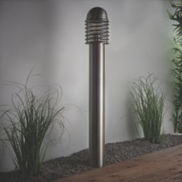 LAP Shutter 1000mm Outdoor Bollard Light Brushed Stainless Steel