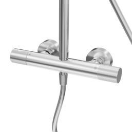 Swirl Melba HP Rear-Fed Exposed Chrome Thermostatic Multi-Head Shower