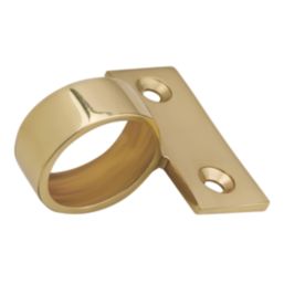 Smith & Locke Sash Window Ring Pull Polished Brass 42mm x 45mm