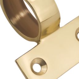 Smith & Locke Sash Window Ring Pull Polished Brass 42mm x 45mm