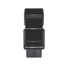 FloPlast  Square Pipe Branch Black 65mm