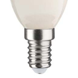 LAP  E14 Candle LED Light Bulb Milky 470lm 2.9W 4 Pack