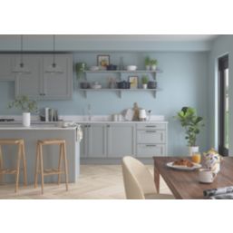 Dulux Easycare 2.5Ltr Coastal Grey Matt Emulsion Kitchen Paint Screwfix