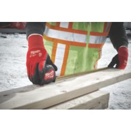 Milwaukee Winter Cut Level 1 Gloves Red/Black Large
