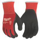 Milwaukee Winter Cut Level 1 Gloves Red/Black Large