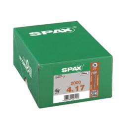 Spax  PZ Flange Self Drilling Wood Screws 4mm x 17mm 2000 Pack