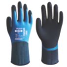 Wonder Grip WG-318 Aqua Gloves Blue Large