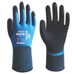 Wonder Grip WG-318 Aqua Gloves Blue Large
