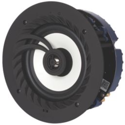 Lithe Audio 9" 50W RMS Wired or Wireless Bluetooth Bathroom Ceiling Speaker 30m White Grille