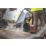 Walsall Builder Pneumatic Wheels Wheelbarrow Galvanised 90Ltr