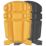 Snickers 9110  Hardwearing Knee Pad Inserts Black/Yellow
