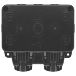 British General  IP66 13A 2-Gang SP Weatherproof Outdoor Switched Socket