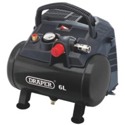 Draper 2115 6Ltr Brushless Electric Oil-Free Air Compressor 240V